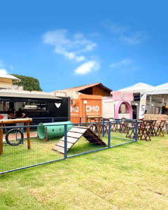 Praça CMO Flamboyant reinaugura complexo gastronômico e infantil