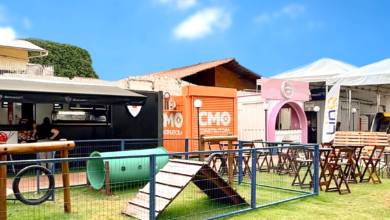 Praça CMO Flamboyant reinaugura complexo gastronômico e infantil