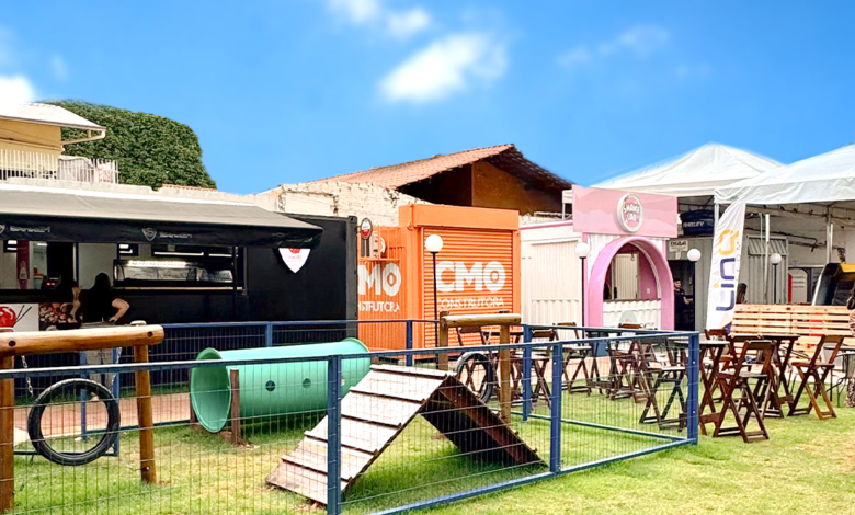 Praça CMO Flamboyant reinaugura complexo gastronômico e infantil