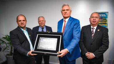 Entidades nacionais de Segurança Pública homenageiam Caiado