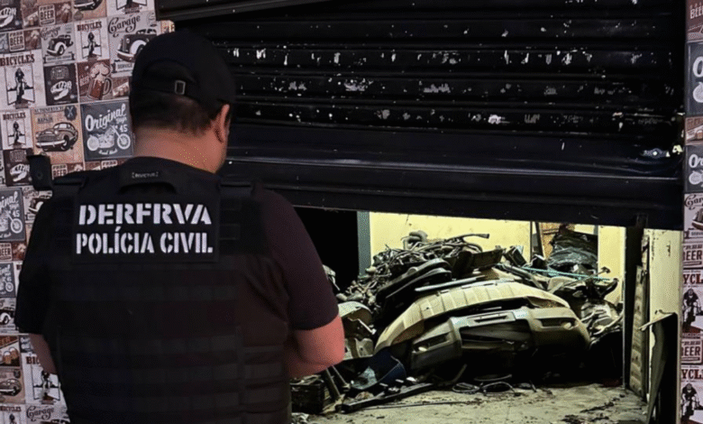 PCGO desarticula desmanche de carros furtados em Goiânia