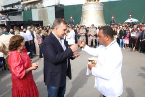 Trindade recebe o Vox Patris: a monumental jornada do maior sino do mundo