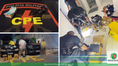 Mega Apreensão: mais de 100 kg de drogas e arma de fogo em Aparecida