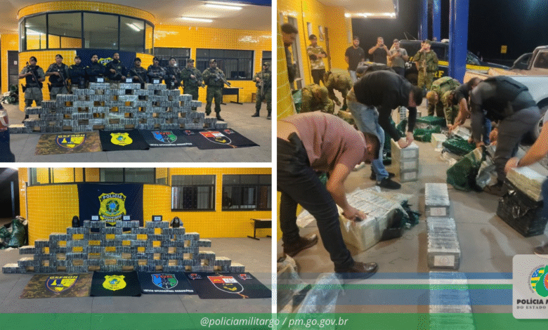 Meia tonelada de cloridrato de cocaína apreendida