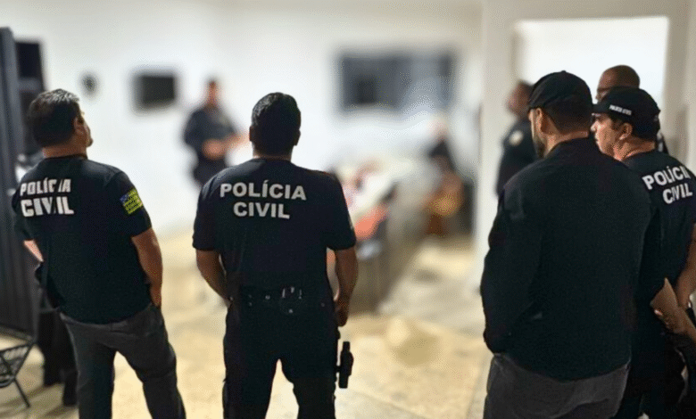 Agressão com capacete e chutes em Canedo