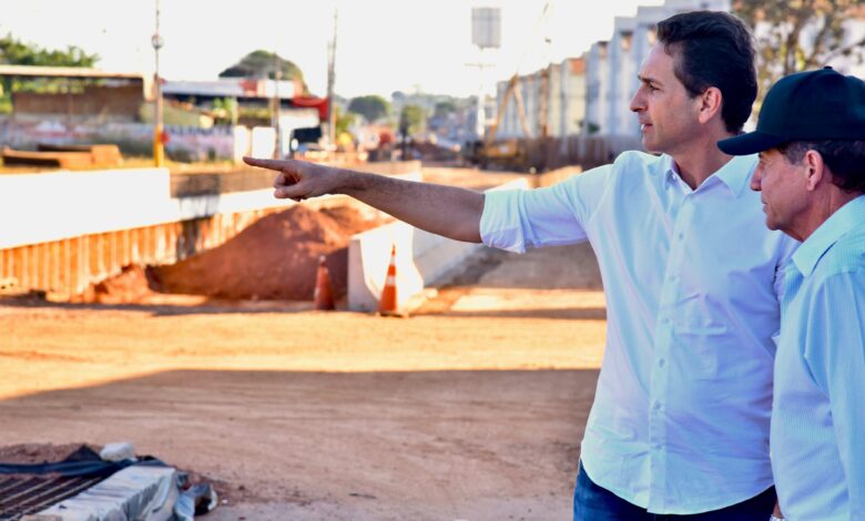 Avanço das obras na Avenida das Nações e Eixos Estruturantes