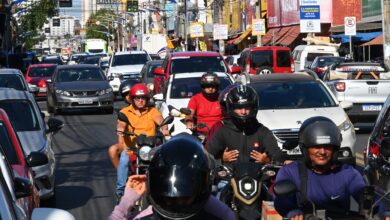 Trecho da Avenida 24 de Outubro com sentido único