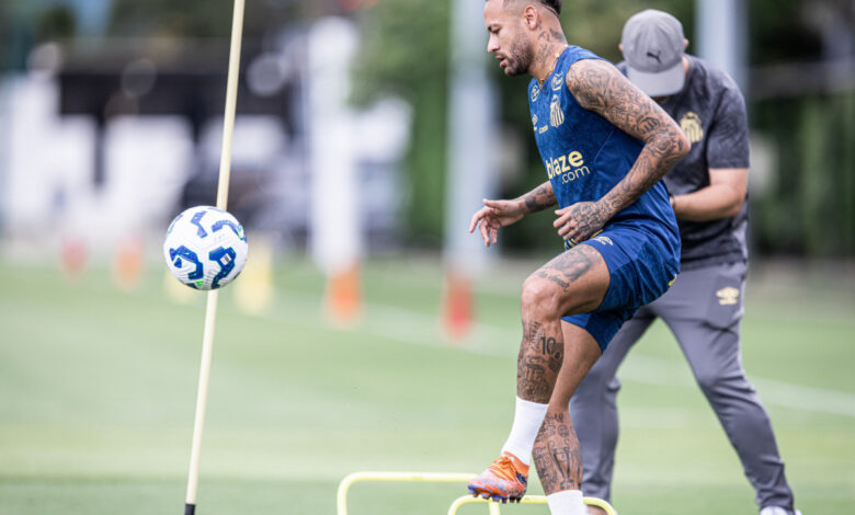 Neymar avança na recuperação e pode encarar Fluminense