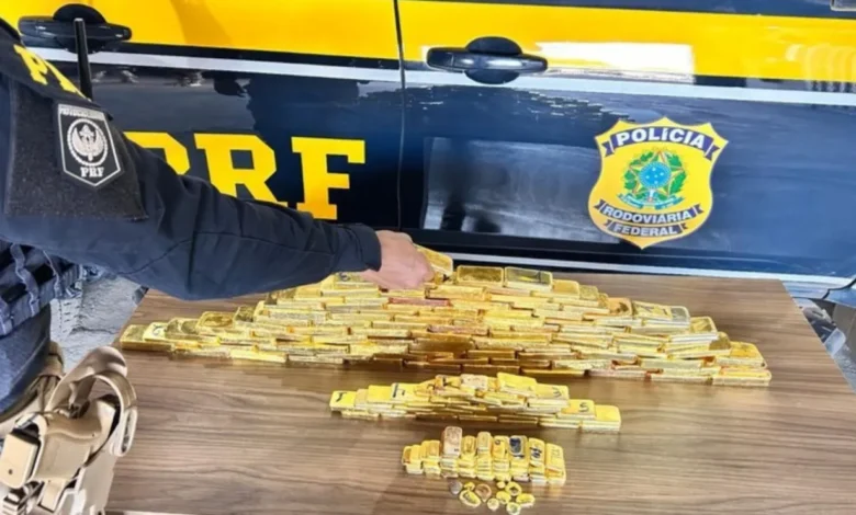 Maiores apreensões de ouro da história pela PRF