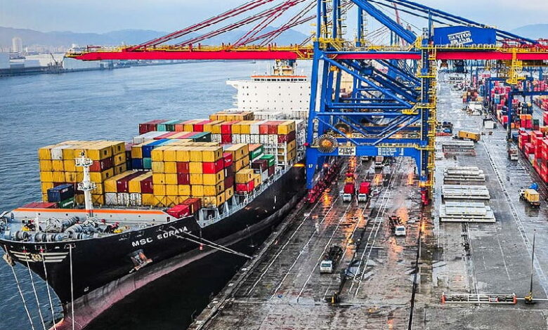 Portos brasileiros projetam crescimento com alívio em tarifas americanas