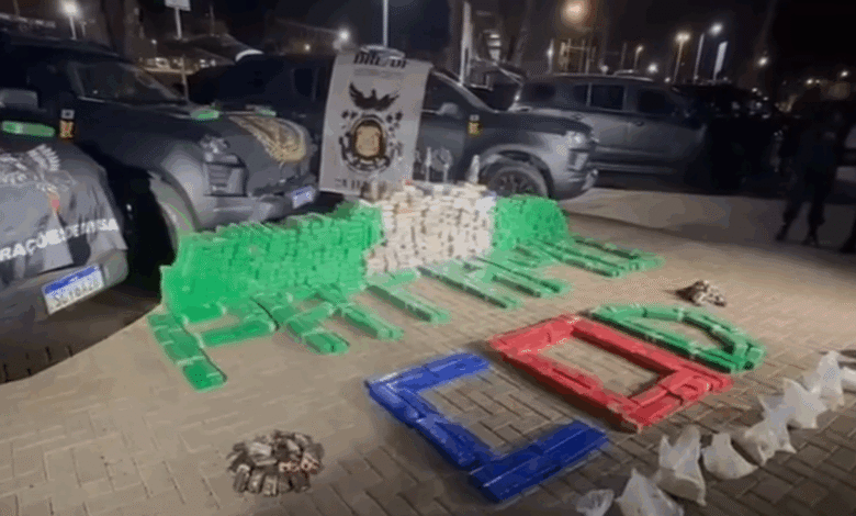 Ação conjunta em Taguatinga apreende mais de 500 kg de drogas e leva seis suspeitos à prisão