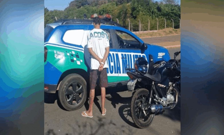 PM apreende duas motos e detém jovens sem habilitação em Aparecida de Goiânia