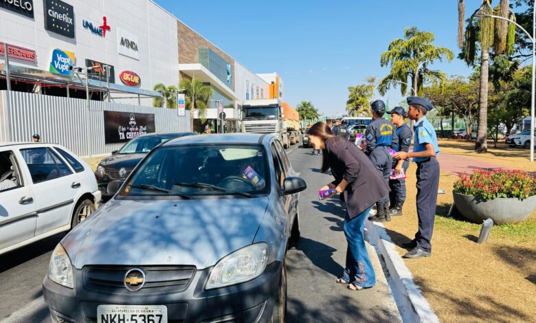 Agosto Lilás: Aparecida de Goiânia encerra campanha com blitz