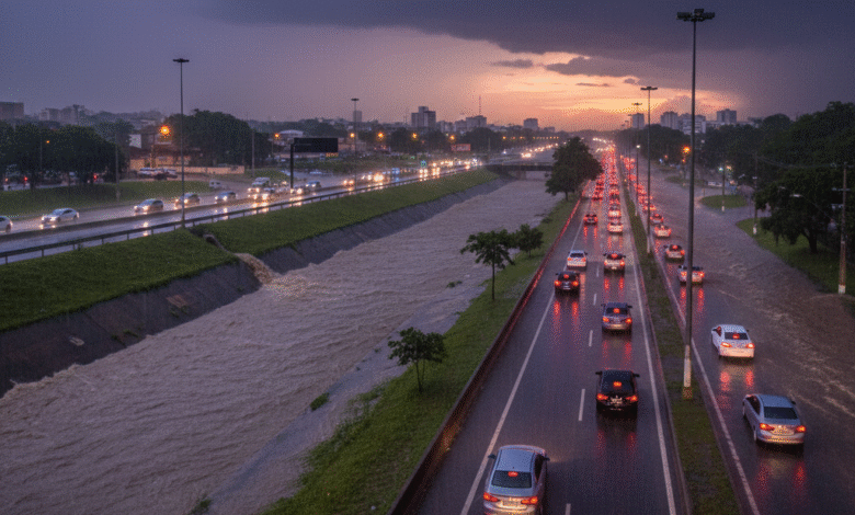 Série de desastres temporais revelam picos de severidade em Goiânia