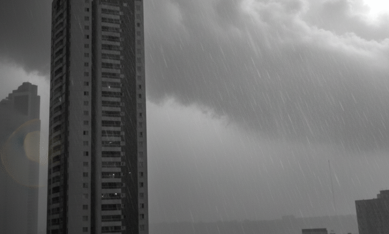 Temporal em Goiânia supera 97% da média do mês e acende preocupação