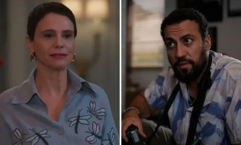 Celina e Olavo em Vale Tudo: romance armado agita novela