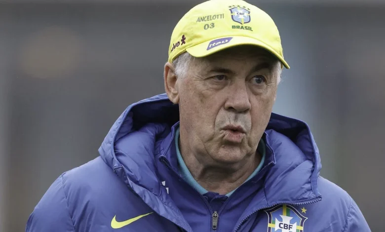 Ancelotti muda Seleção e planeja altitude contra Bolívia