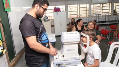 Avaliação oftalmológica infantil atende 200 em Aparecida