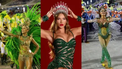 Rainha de bateria da Grande Rio: Virginia e antecessoras