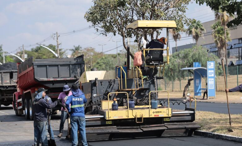 Recapeamento em Aparecida de Goiânia chega ao Garavelo
