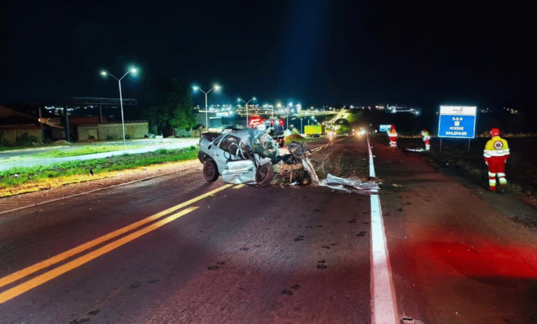 Acidente na BR-153 mata jovem de 19 anos em Jaraguá