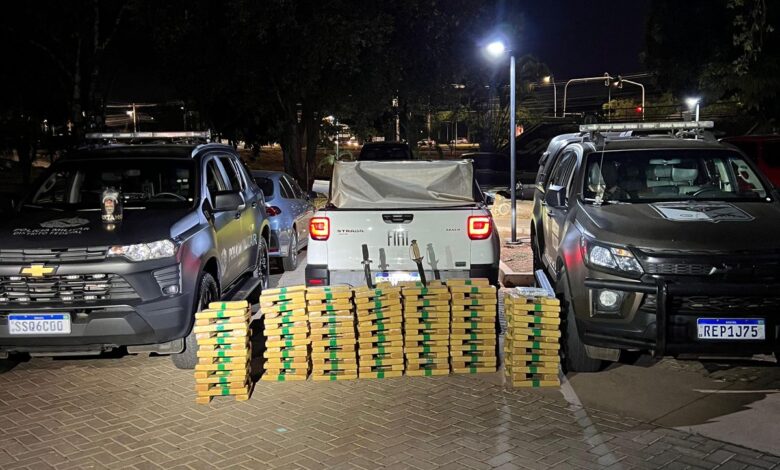 Homem preso com R$ 500 mil em drogas após blitz em Luziânia
