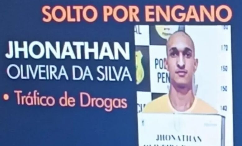 Traficante recapturado em Uruaçu após soltura por erro