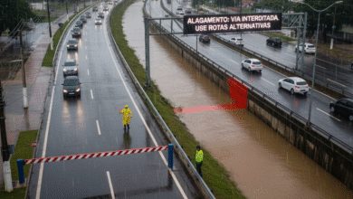 Prefeitura anuncia bloqueios preventivos na Marginal Botafogo e Rua 87 contra enchentes