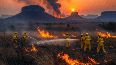 Goiás ultrapassa 1.000 focos de incêndio em Setembro e entra em alerta máximo