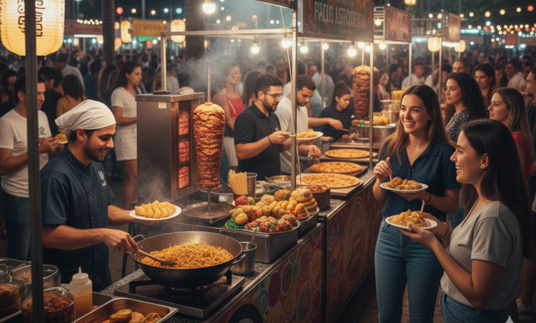 As feiras que abrigam a comida internacional em Goiânia