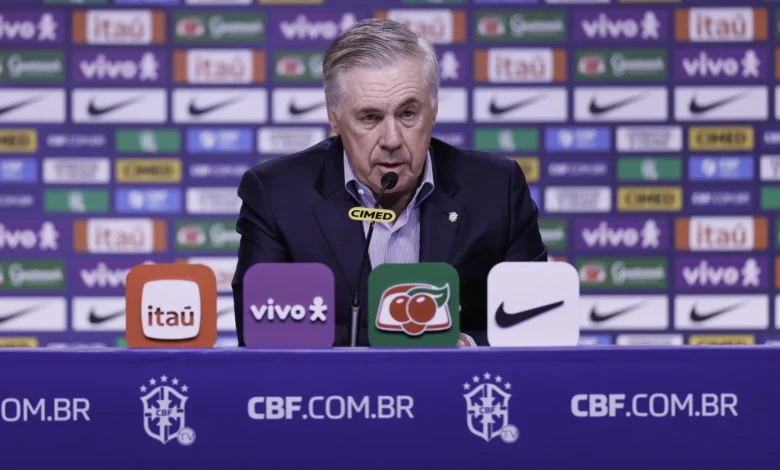 Ancelotti convoca Seleção Brasileira para amistosos