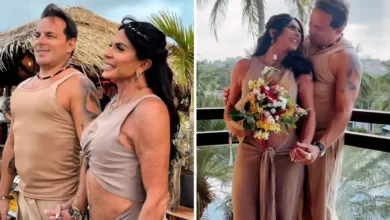 Gretchen renova votos de casamento com Esdras em Salinópolis