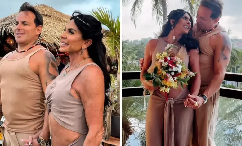 Gretchen renova votos de casamento com Esdras em Salinópolis