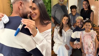 Péricles será avô pela primeira vez e celebra emocionado