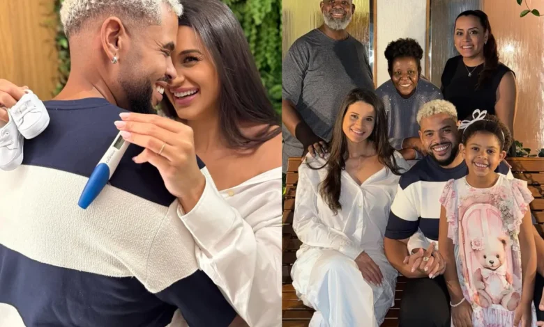 Péricles será avô pela primeira vez e celebra emocionado