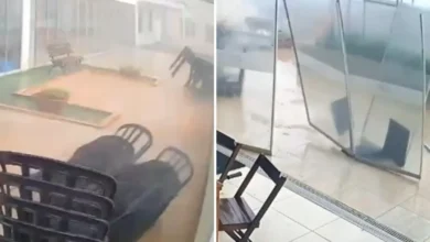 Temporal em Goiânia causa estragos em condomínio na sexta