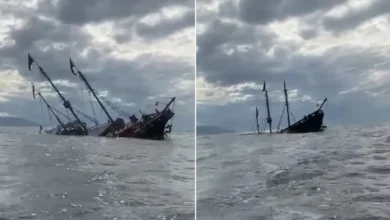 Galeão Santa Maria: réplica afunda no litoral do México