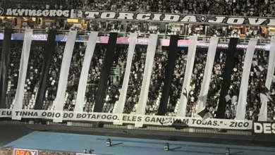 Torcida do Botafogo provoca Flamengo com frase de Zico