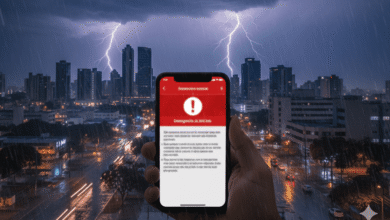 Ciclone na costa brasileira coloca todo o estado de Goiás em atenção máxima
