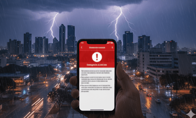 Ciclone na costa brasileira coloca todo o estado de Goiás em atenção máxima