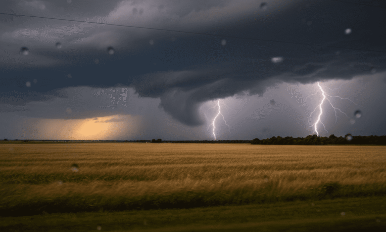 Semana de cautela: alerta de chuva irregular e forte em Goiás