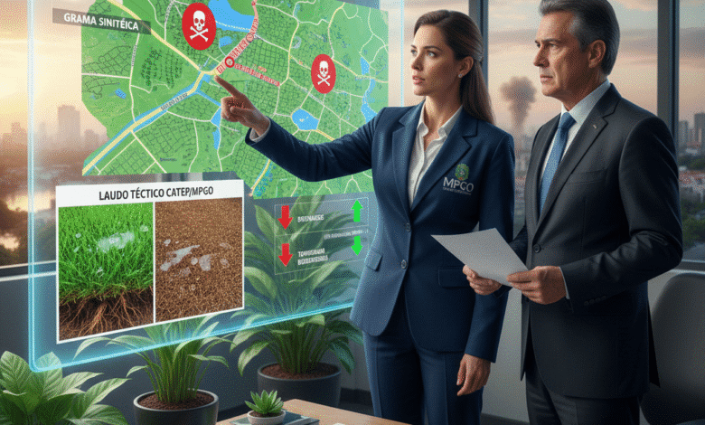 MPGO recomenda suspensão imediata de grama sintética em Goiânia