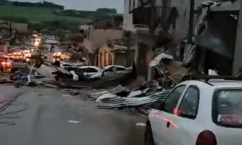 Tornado no Paraná: governo prepara ajuda humanitária
