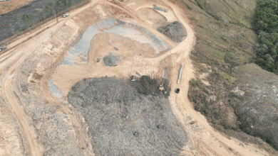 3 mil toneladas deslizam em Lixão de Padre Bernardo