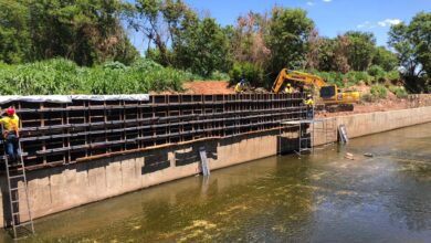 Seinfra utiliza 7 toneladas de aço para contenção no Córrego Cascavel