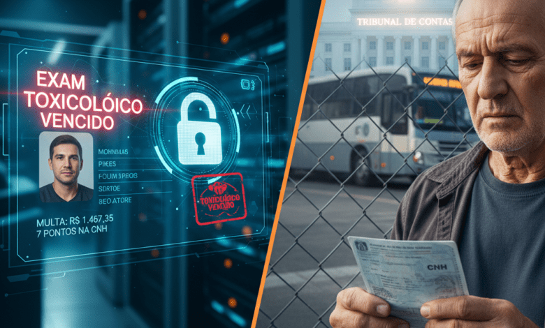 Detran-GO confirma multa para 59 mil motoristas com toxicológico vencido