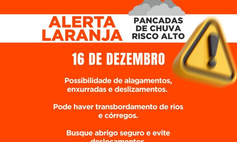 Goiânia emite alerta de emergência via celular para risco de enxurradas