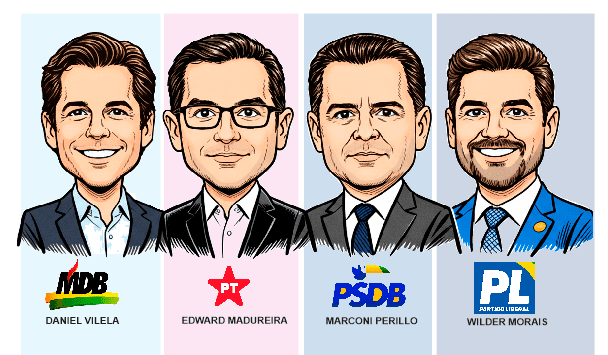 Pré-candidatos ao governo de Goiás traçam estratégias e testam força política