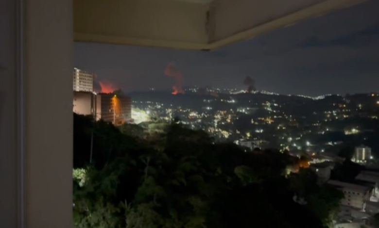 Testemunhas descrevem cenário de guerra em cidade perto de Caracas