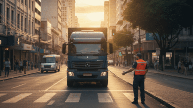 Prefeitura oficializa restrição de veículos pesados em eixos comerciais